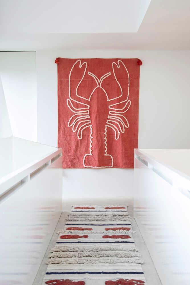 WALL HANGING GIANT LOBSTER BRICK RED Lorena Canals