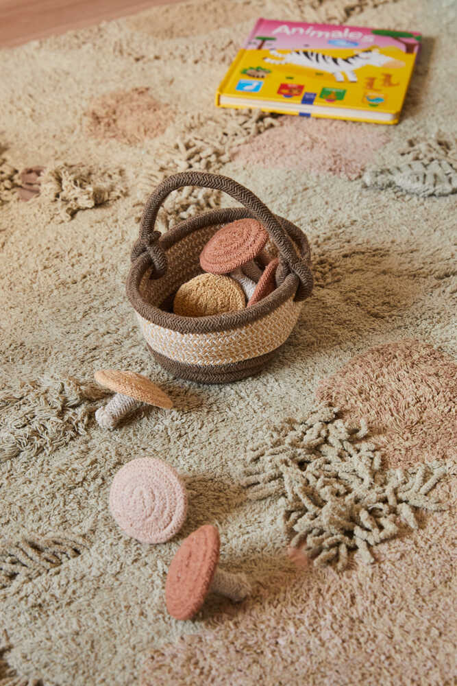 WASHABLE PLAY RUG MUSHROOM FOREST Lorena Canals