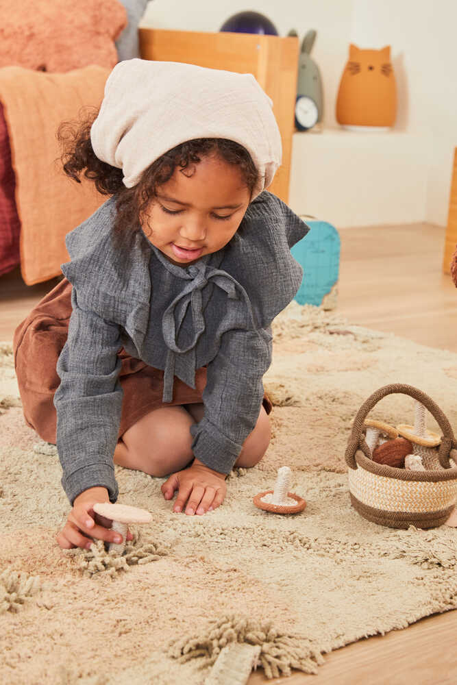 WASHABLE PLAY RUG MUSHROOM FOREST Lorena Canals