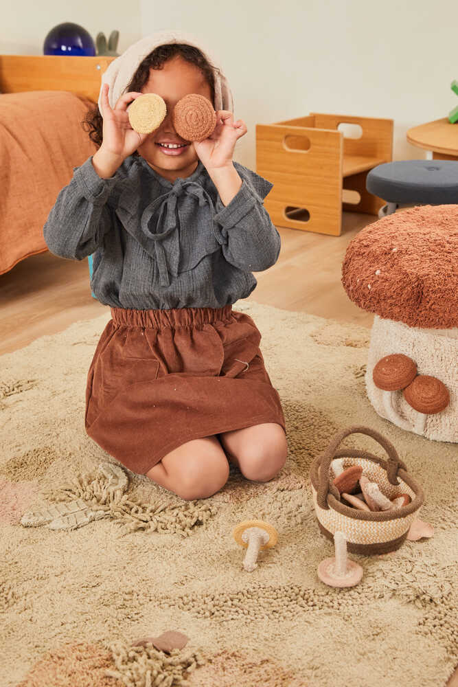 WASHABLE PLAY RUG MUSHROOM FOREST Lorena Canals