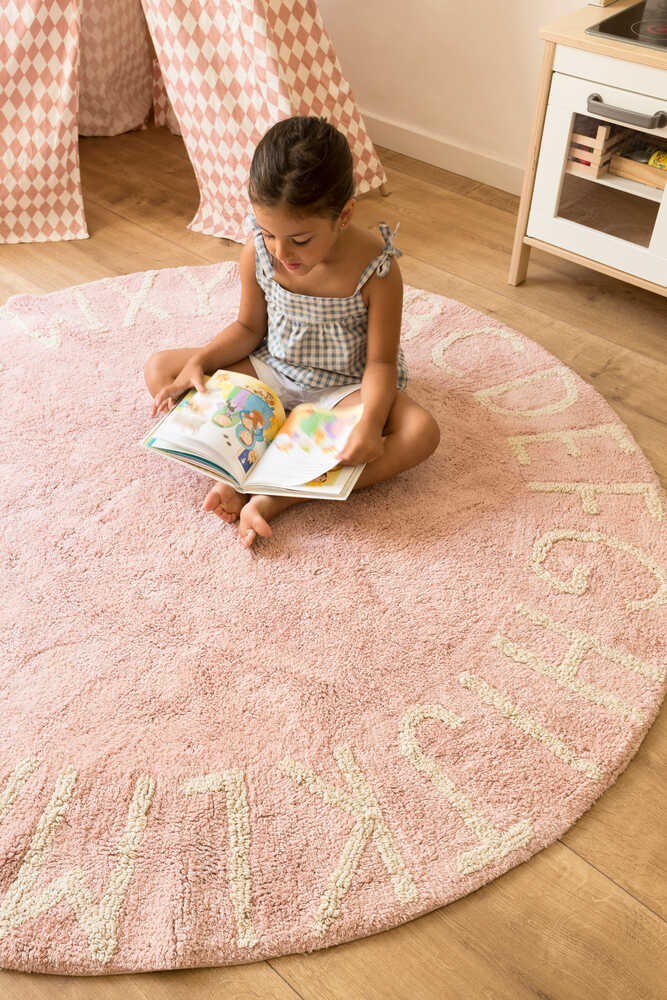 WASHABLE RUG ABC NATURAL VINTAGE NUDE Lorena Canals