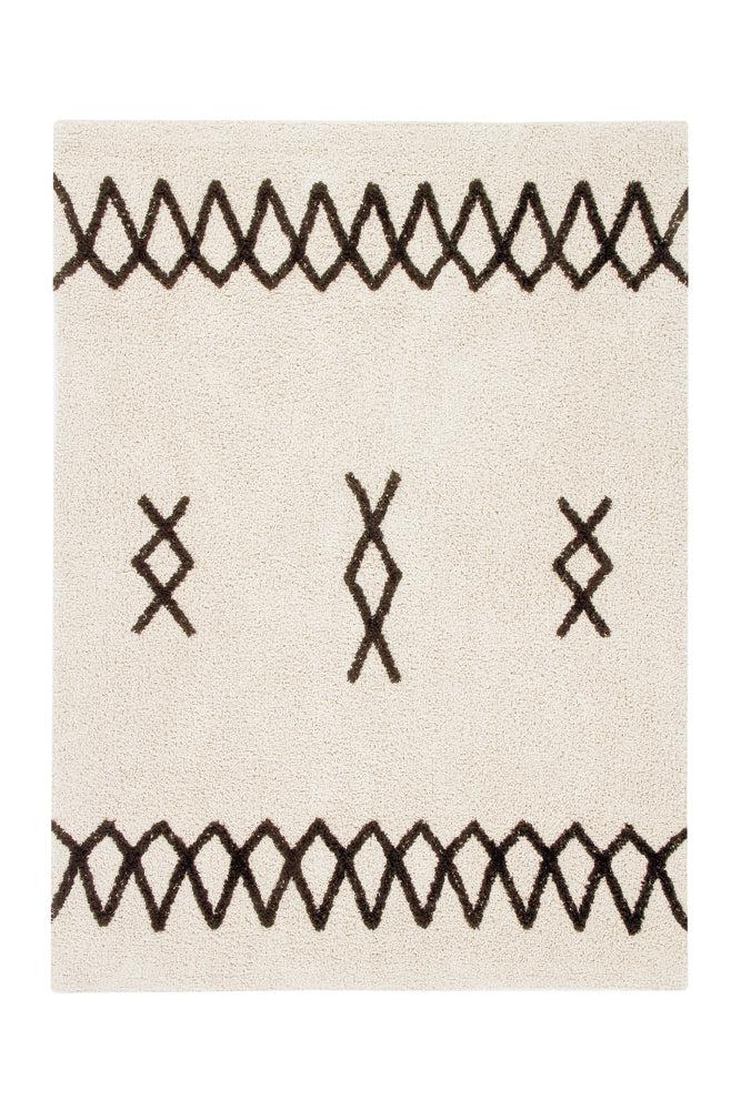 WASHABLE RUG ATLAS NATURAL-BLACK Lorena Canals