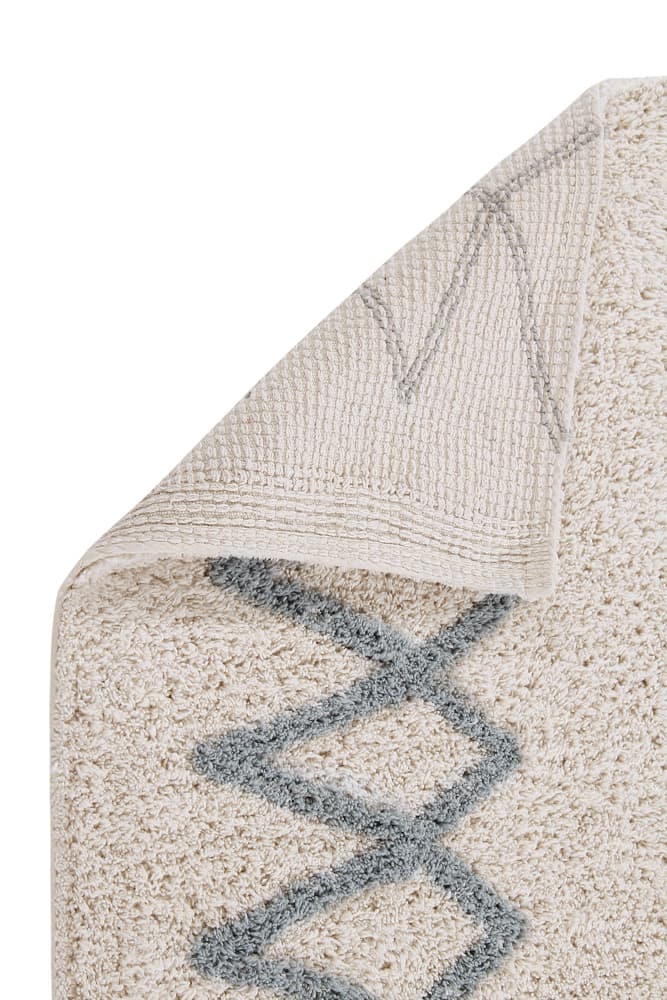 Washable Rug Atlas Natural Vintage Blue | Lorena Canals