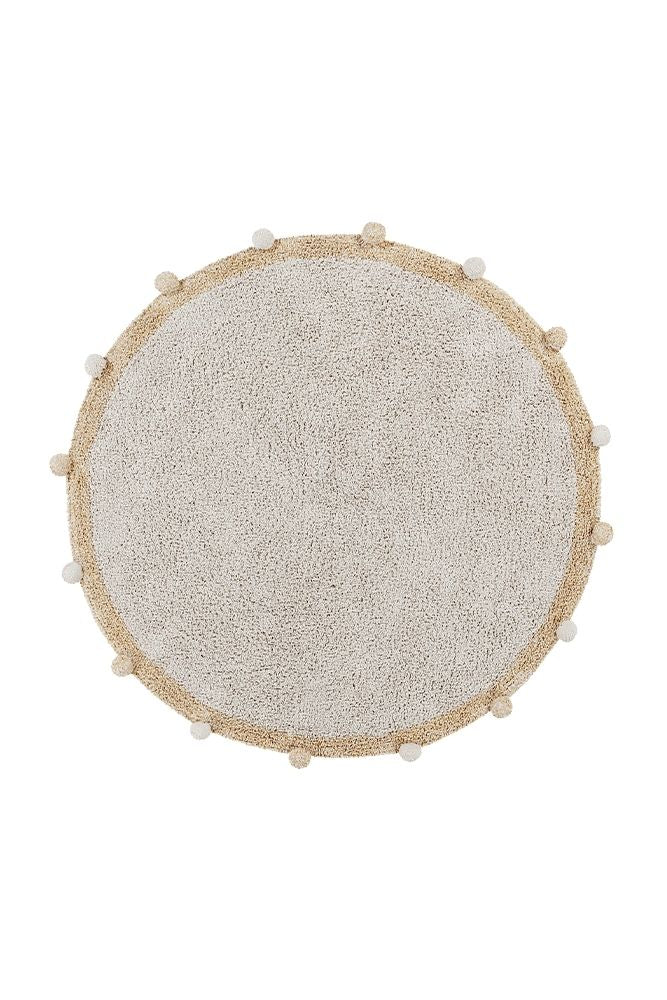 WASHABLE RUG BUBBLY NATURAL - HONEY