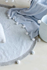WASHABLE RUG BUBBLY SOFT BLUE - GREY Lorena Canals