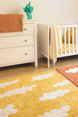 WASHABLE RUG CLOUDS MUSTARD Lorena Canals