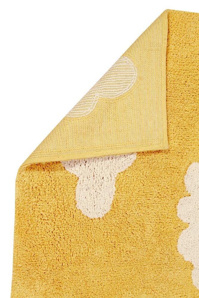 WASHABLE RUG CLOUDS MUSTARD Lorena Canals