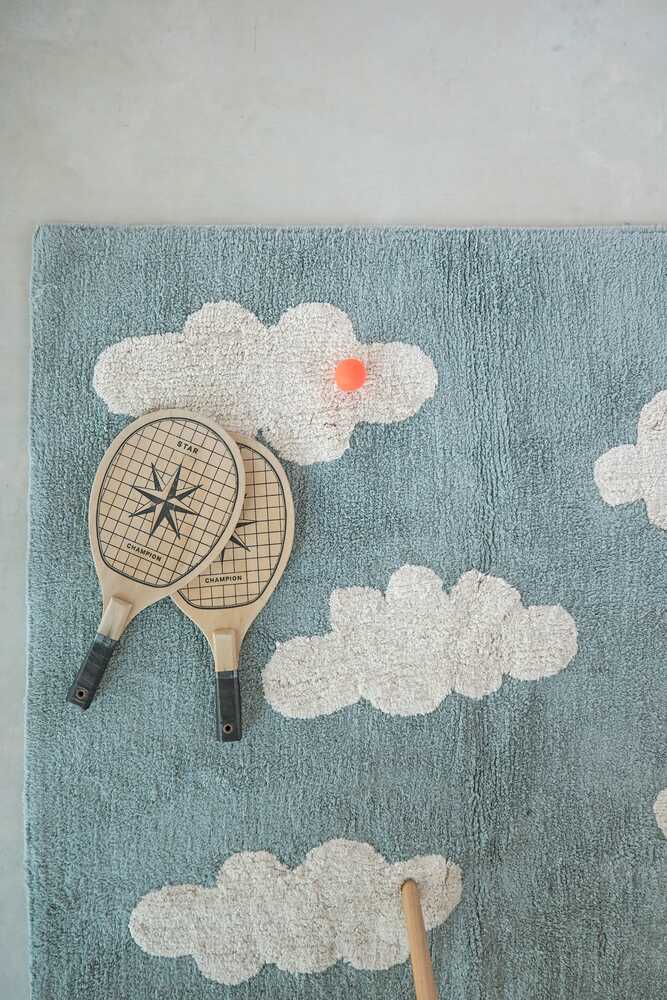 WASHABLE RUG CLOUDS VINTAGE BLUE Lorena Canals