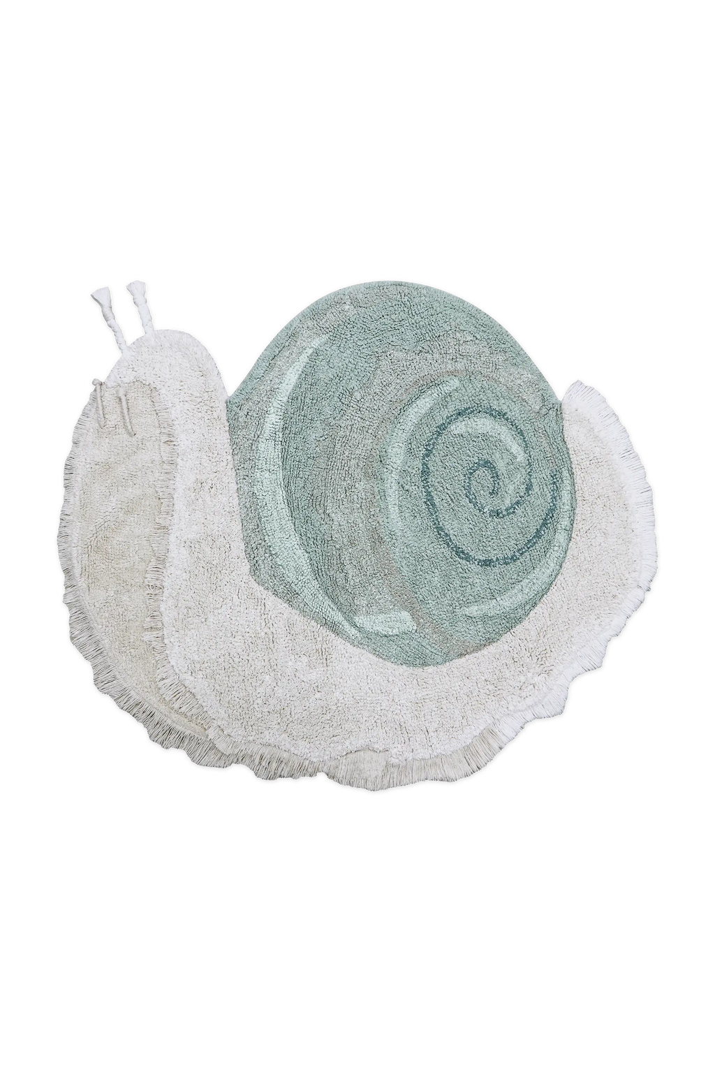 WASCHBARER TIER-BAUMWOLLTEPPICH SNAIL