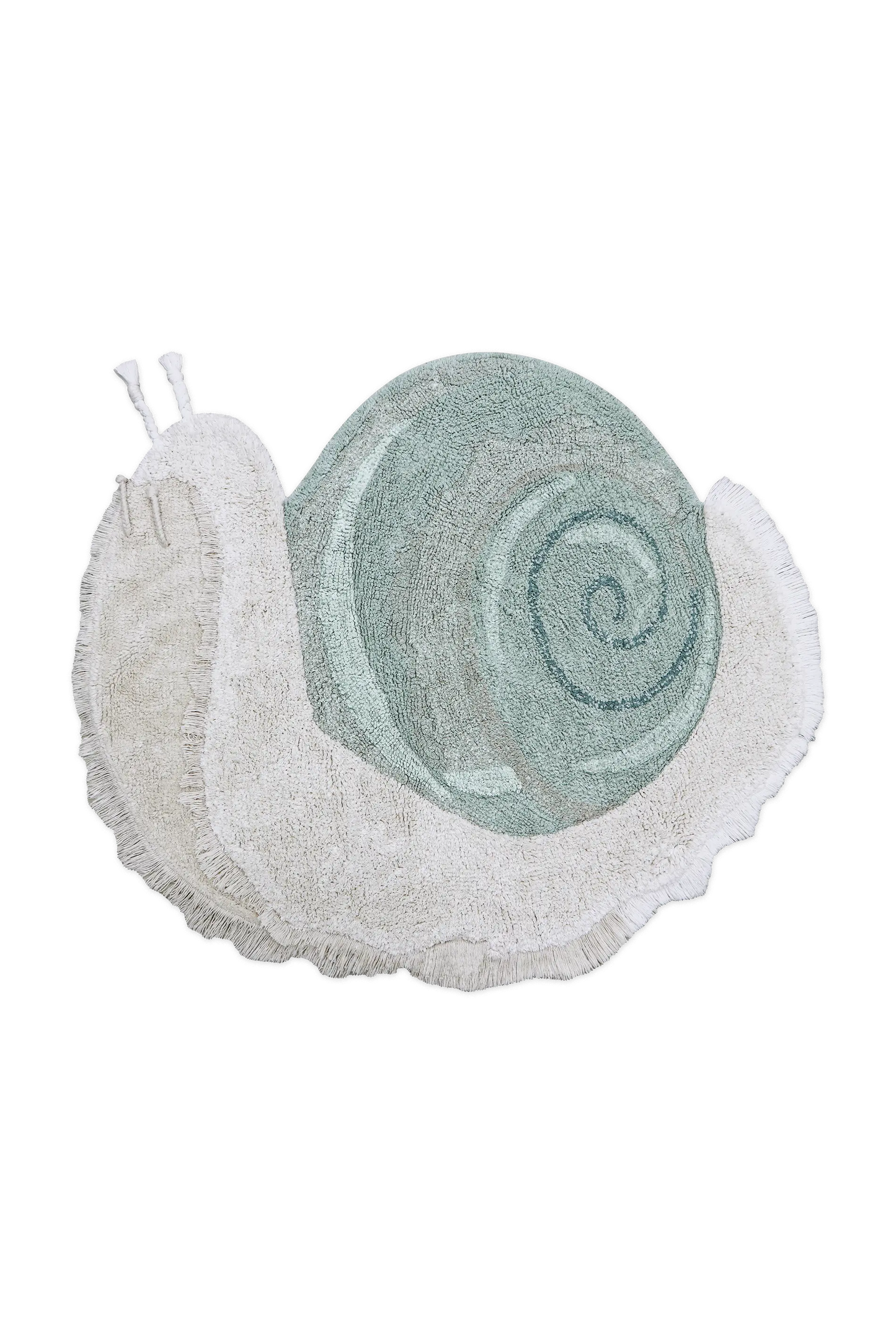 WASCHBARER TIER-BAUMWOLLTEPPICH SNAIL