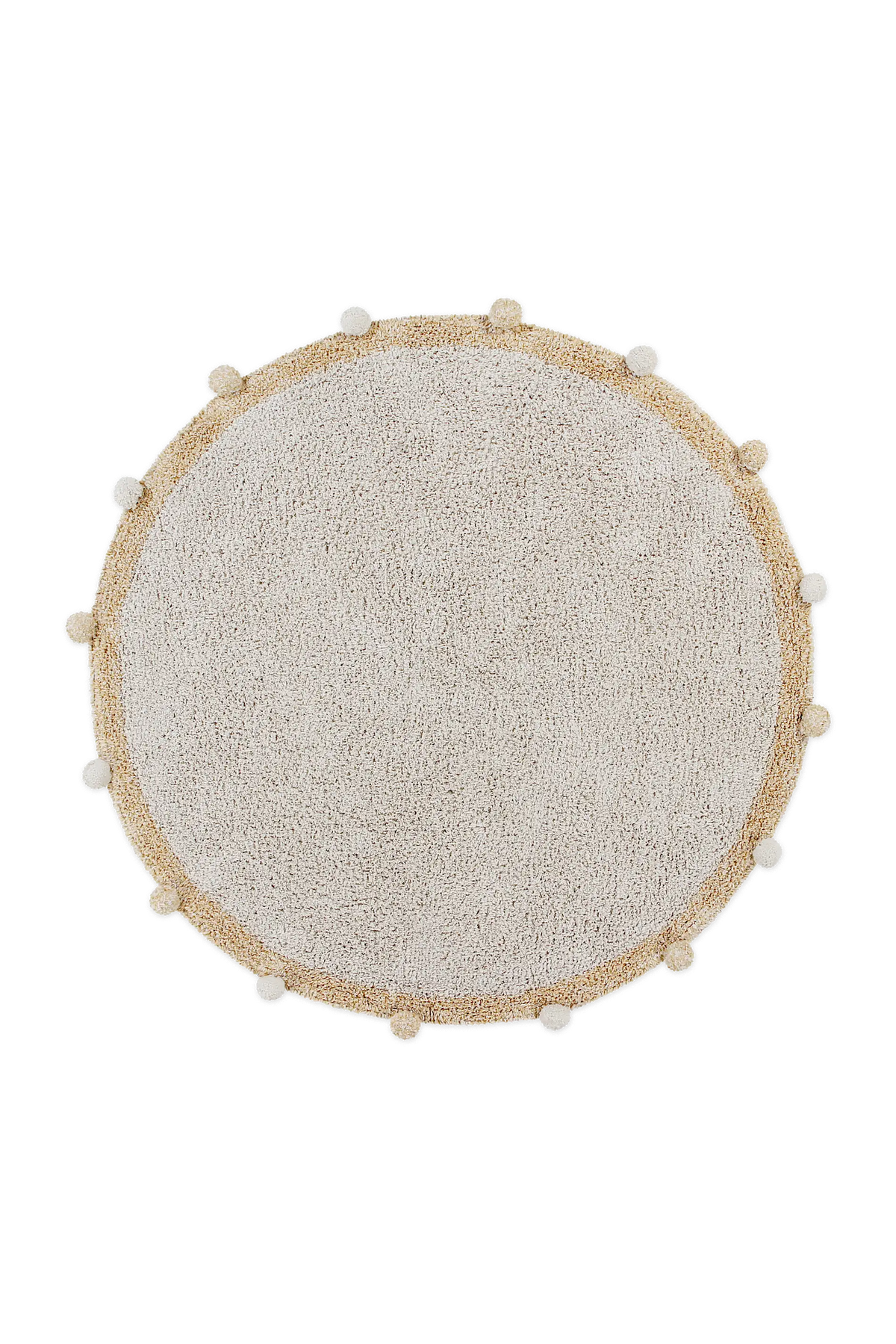 WASCHBARER TEPPICH BUBBLY NATURAL - HONEY