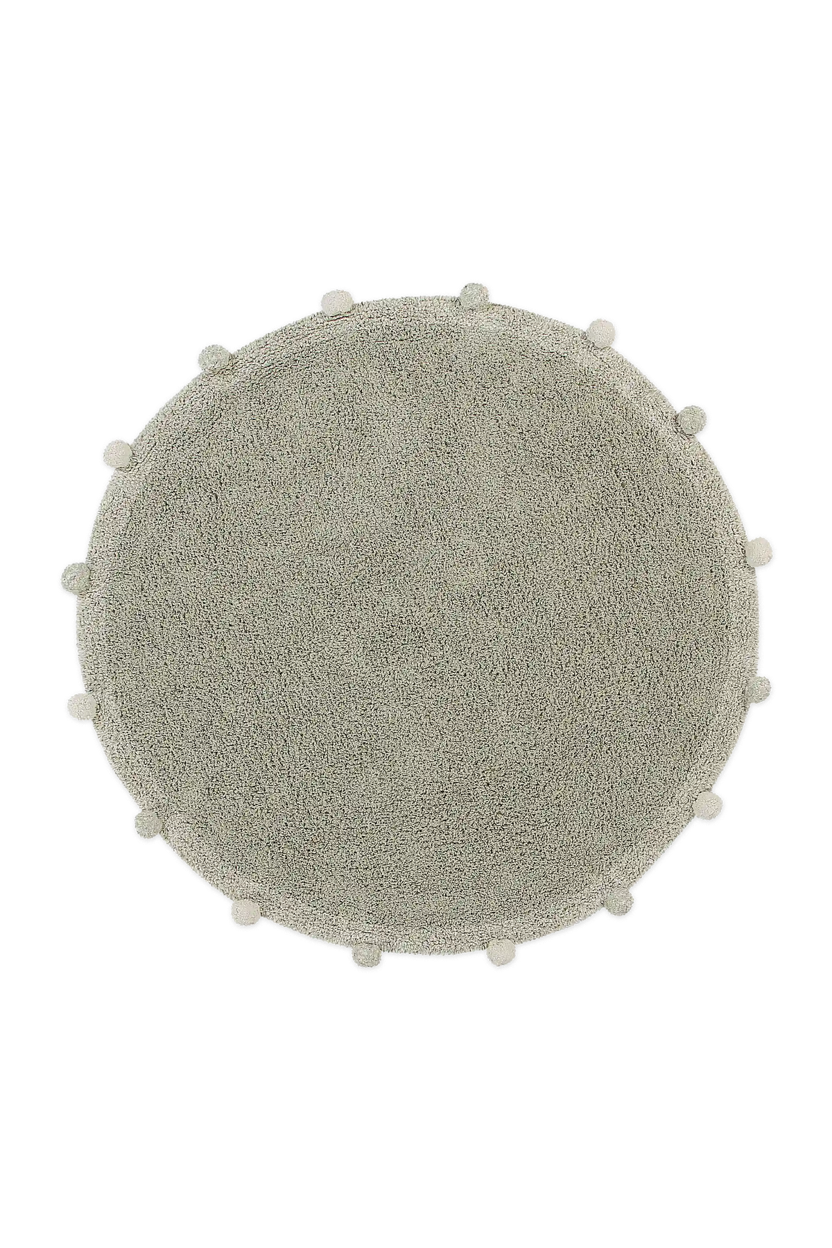 WASHABLE RUG BUBBLY OLIVE - NATURAL
