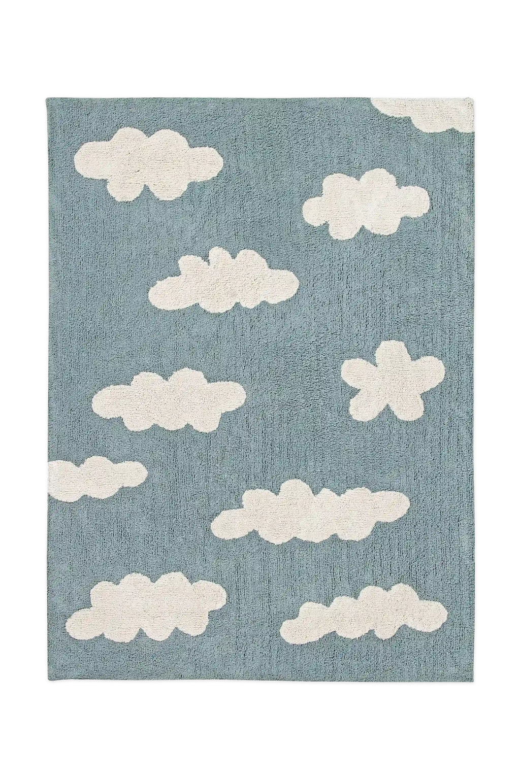 TAPIS LAVABLE CLOUDS VINTAGE BLUE