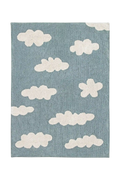 TAPIS LAVABLE CLOUDS VINTAGE BLUE