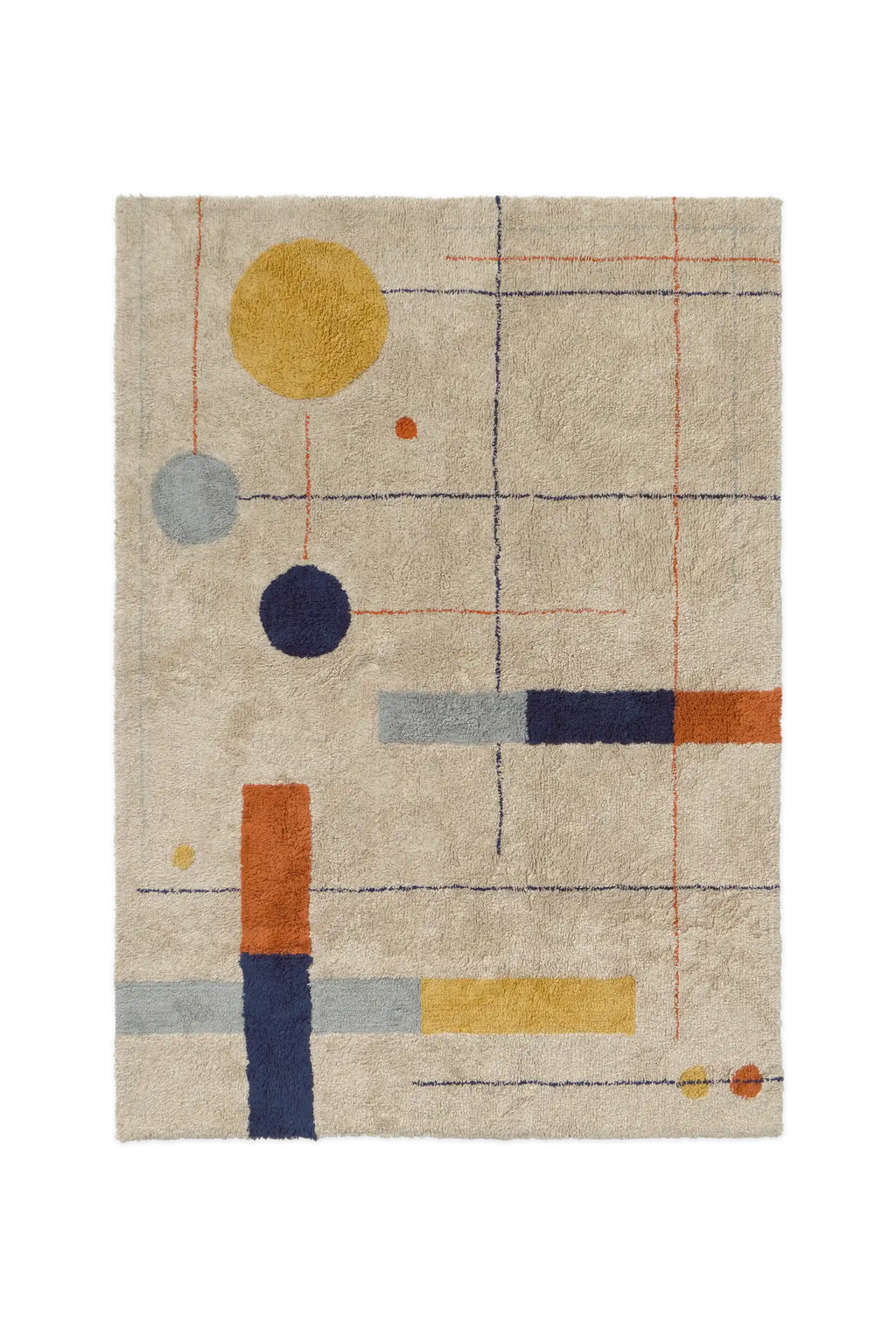 WASCHBARER TEPPICH GEOMETRICAL SHAPES