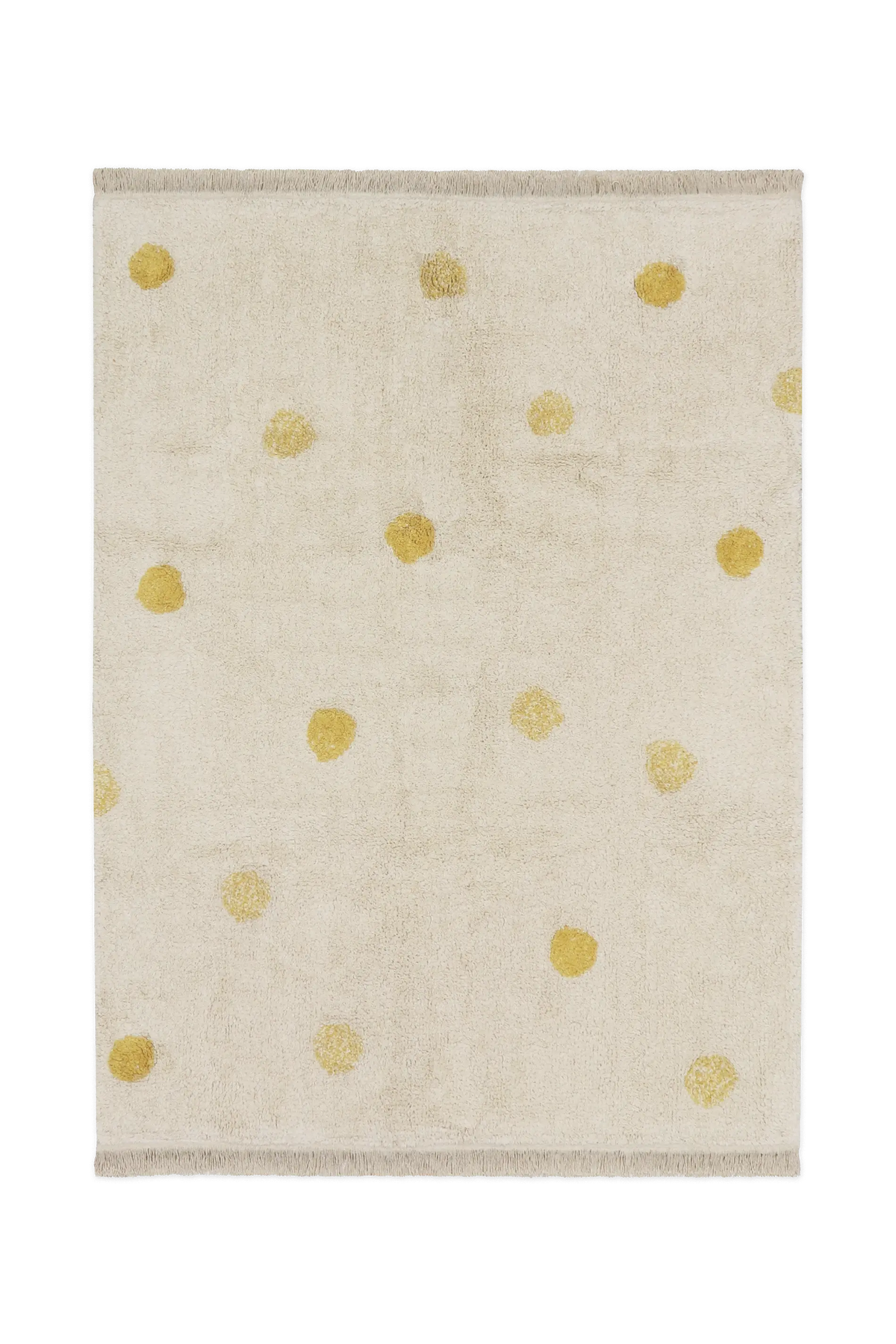 TAPIS LAVABLE HIPPY DOTS NATURAL - HONEY