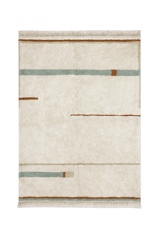 TAPPETO LAVABILE LANES VINTAGE BLUE