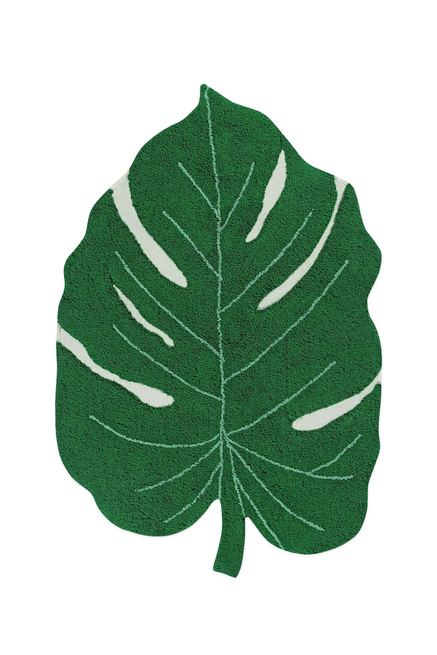 WASHABLE RUG MONSTERA LEAF