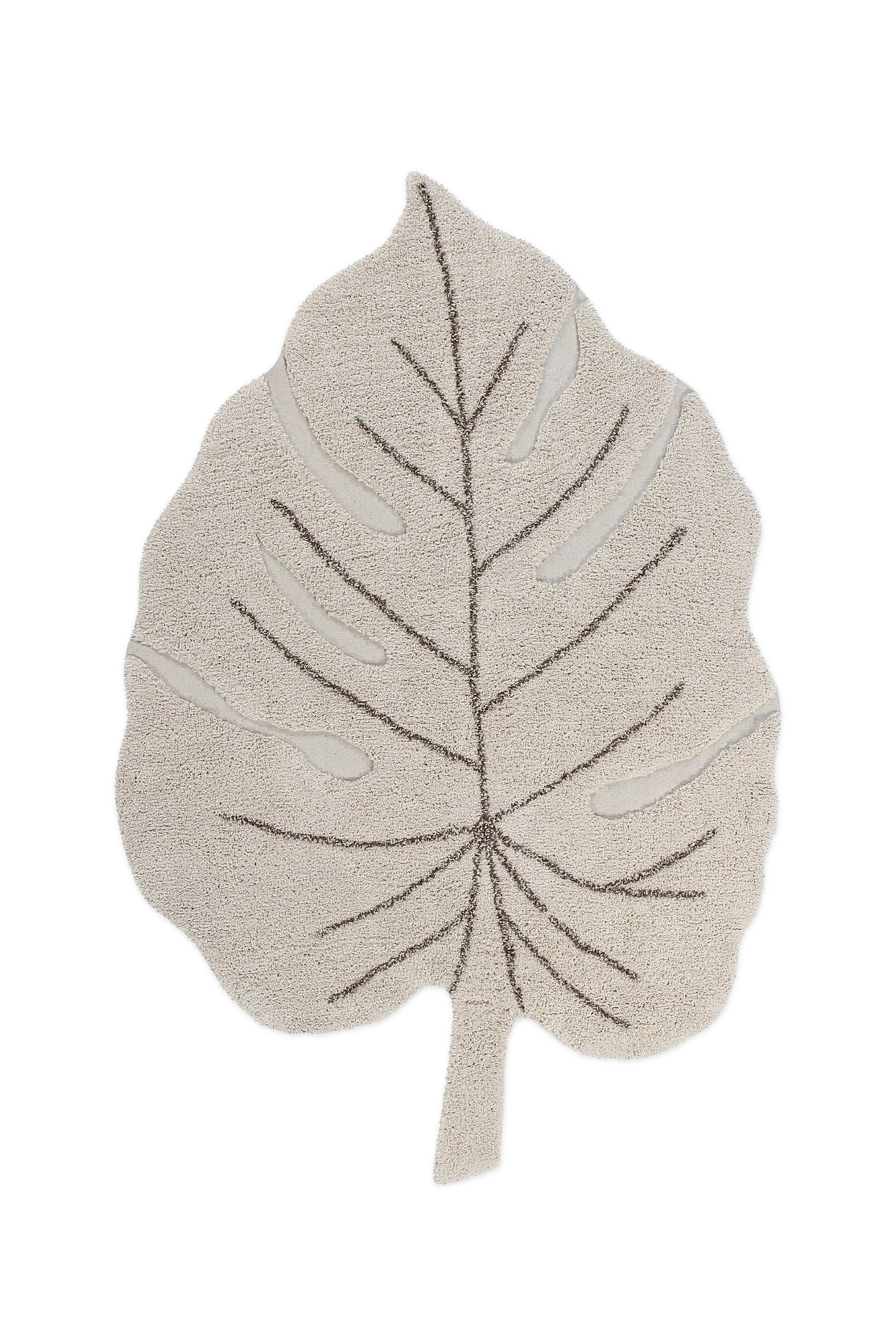 TAPIS LAVABLE MONSTERA NATURAL