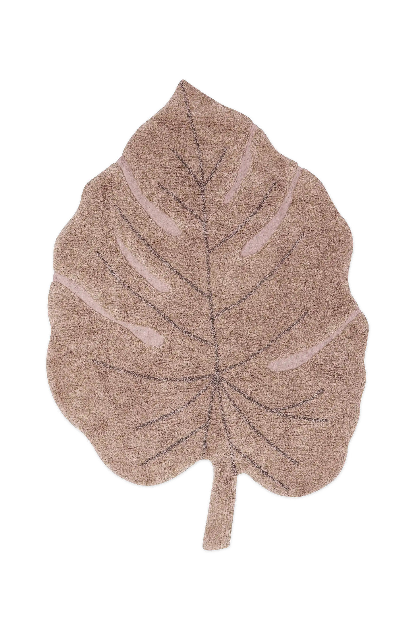 WASHABLE RUG MONSTERA VINTAGE NUDE