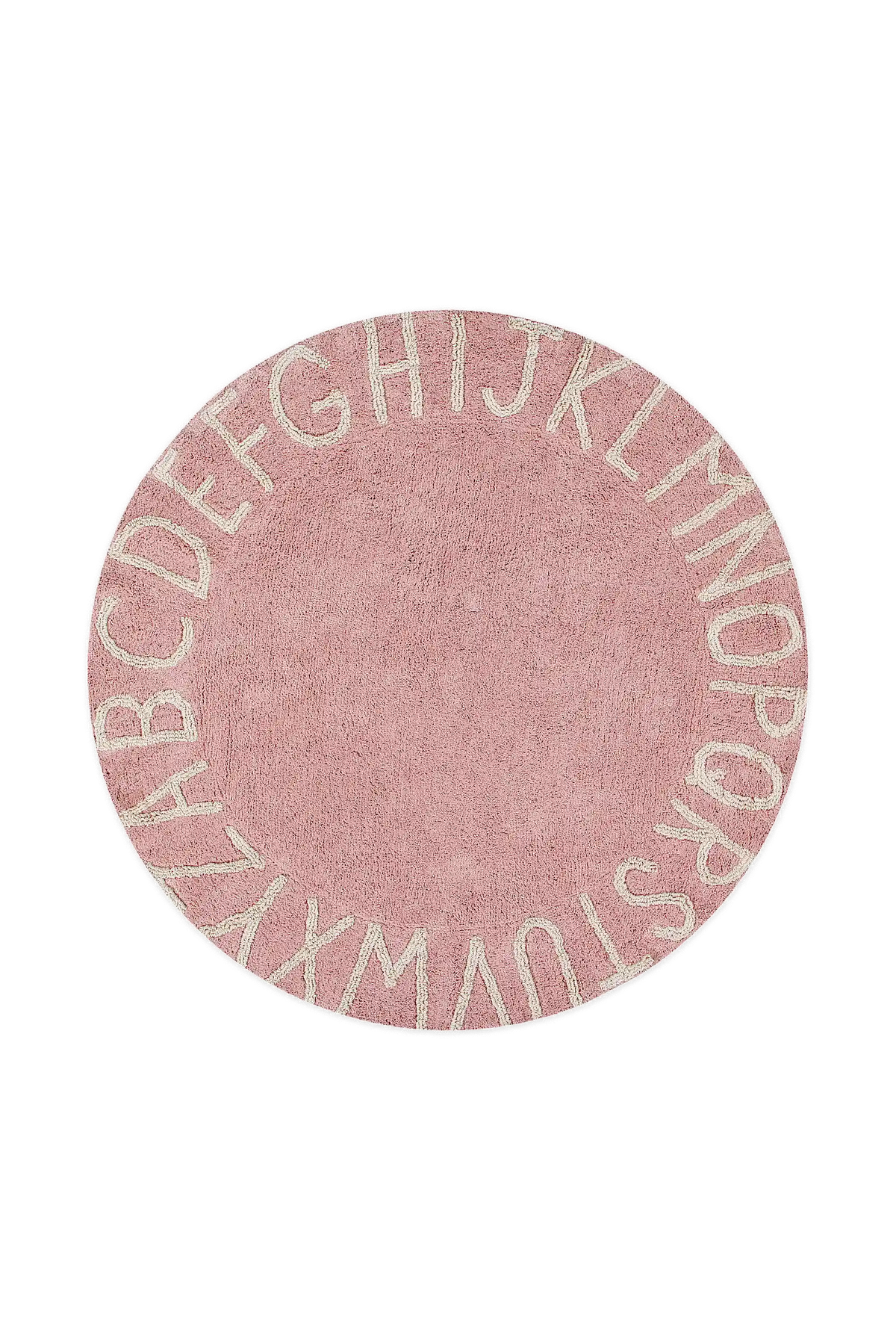WASHABLE RUG ABC NATURAL VINTAGE NUDE