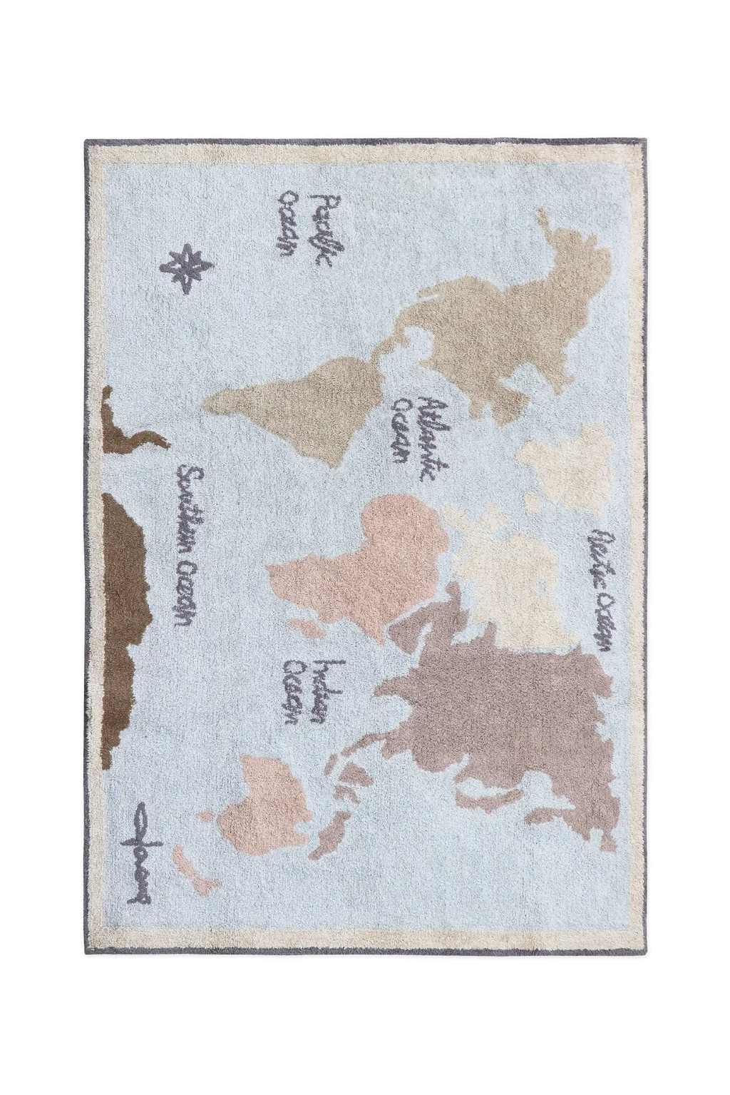 TAPPETO LAVABILE VINTAGE MAP