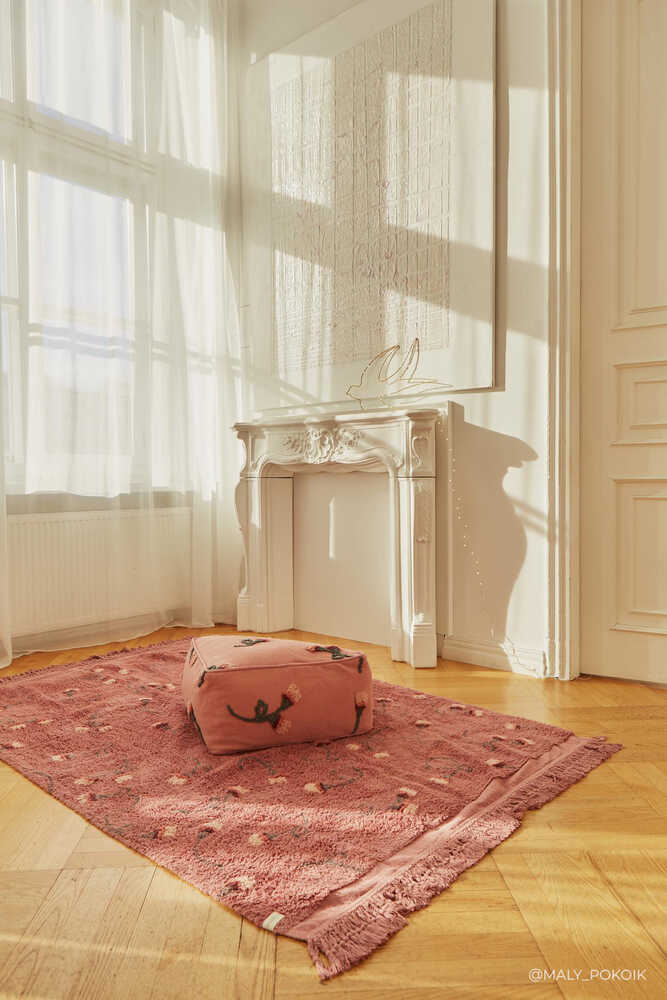 Washable Rug English Garden Ash Rose | Lorena Canals