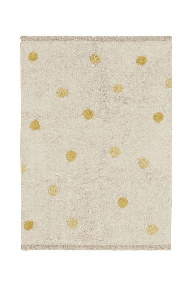 TAPIS LAVABLE HIPPY DOTS NATURAL - HONEY