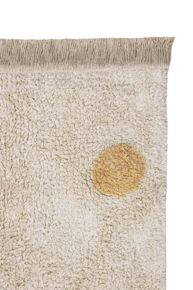 WASHABLE RUG HIPPY DOTS NATURAL - HONEY Lorena Canals