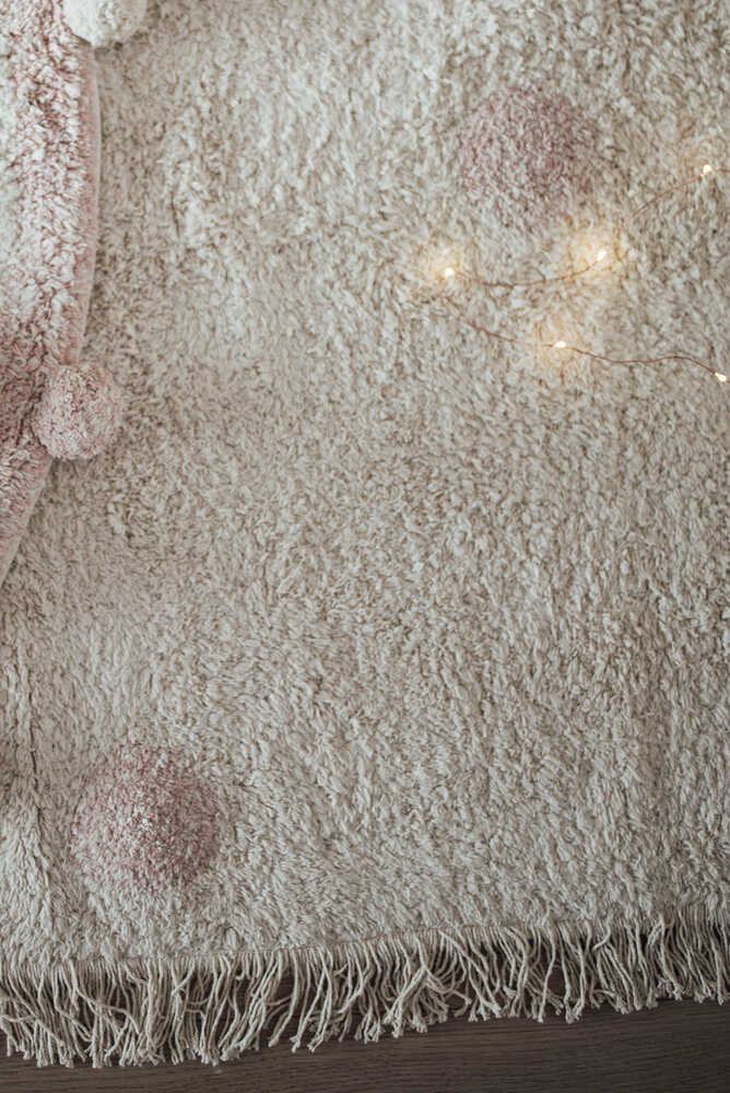 WASHABLE RUG HIPPY DOTS NATURAL - VINTAGE NUDE Lorena Canals