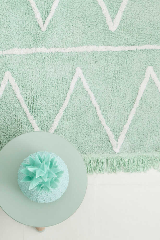 WASHABLE RUG HIPPY MINT Lorena Canals