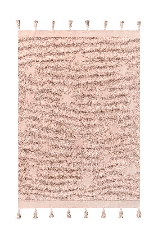 WASHABLE RUG HIPPY STARS VINTAGE NUDE