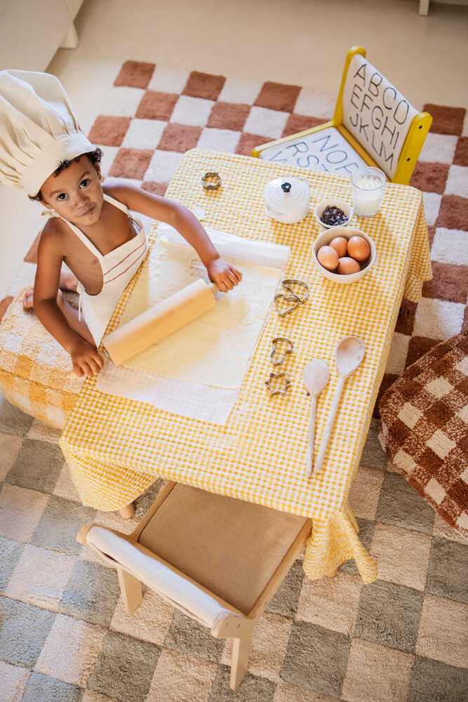 Washable Rug Kitchen Tiles Toffee Lorena Canals