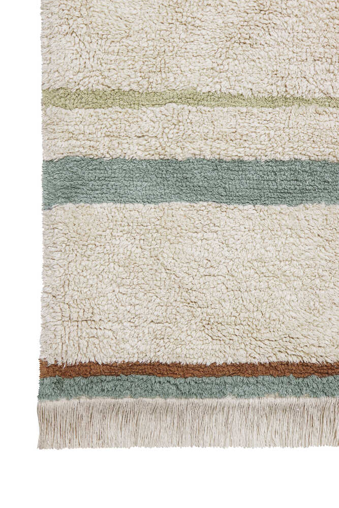 ダイヤ柄　ラグ　Lorena Canals Washable Rug Lanes Vintage Blue | Lorena Canals