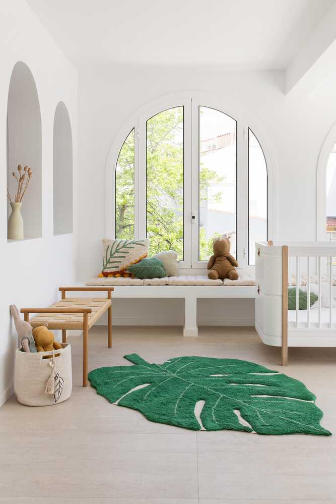 WASHABLE RUG MONSTERA LEAF Lorena Canals