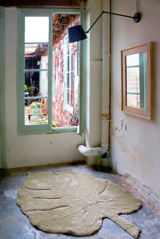 Washable Rug Monstera Olive | Lorena Canals