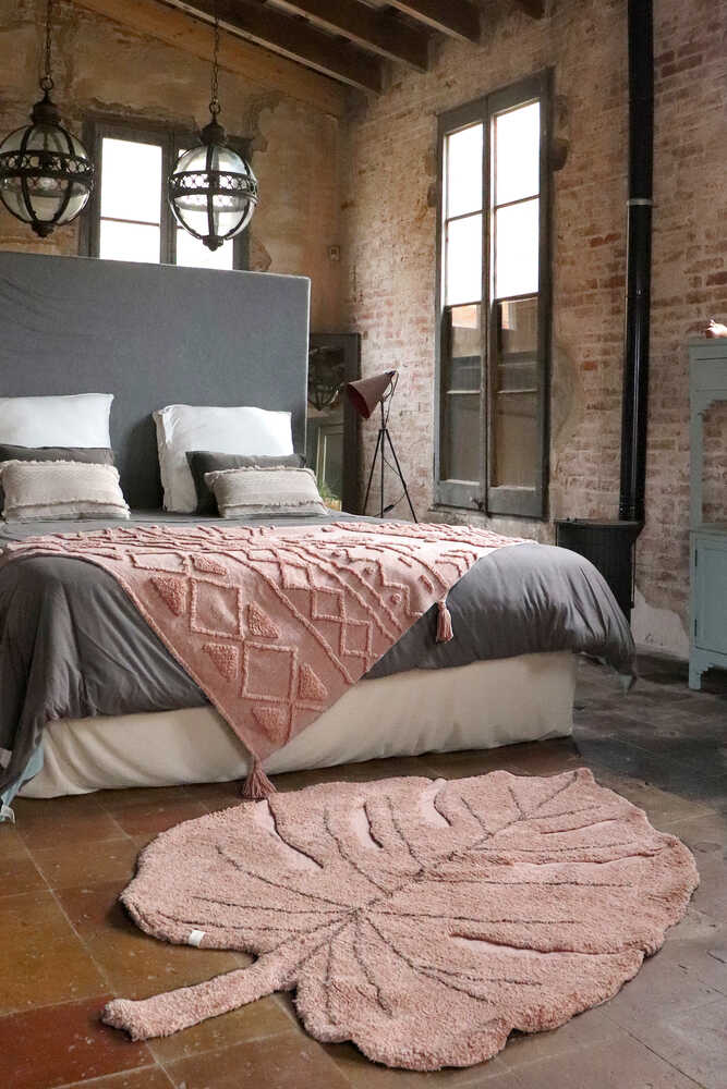 WASHABLE RUG MONSTERA VINTAGE NUDE Lorena Canals