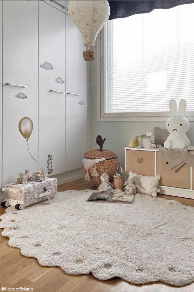 WASHABLE RUG PINE CONE IVORY Lorena Canals