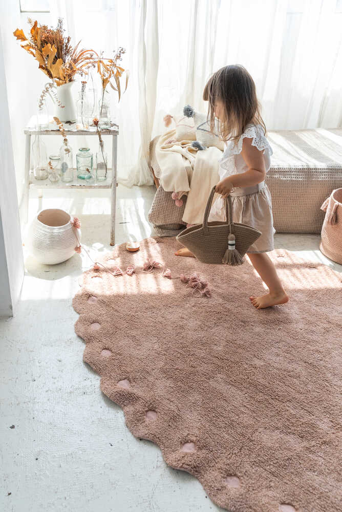 Washable Rug Pine Cone Vintage Nude | Lorena Canals