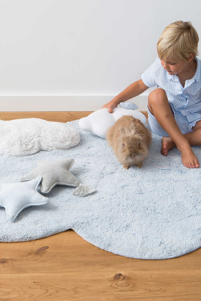 WASHABLE RUG PUFFY DREAM BLUE Lorena Canals
