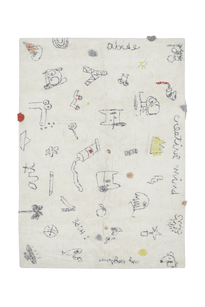 WASHABLE RUG WALL NOTES-LIMITED EDITION Edgar Plans x Lorena Canals