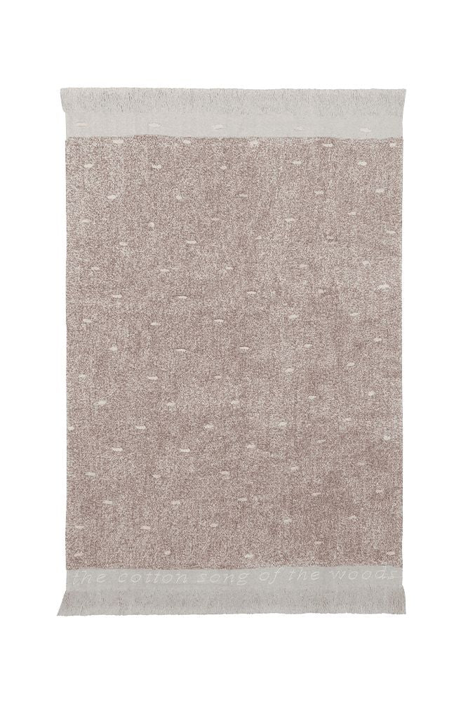 WASHABLE RUG WOODS SYMPHONY LINEN