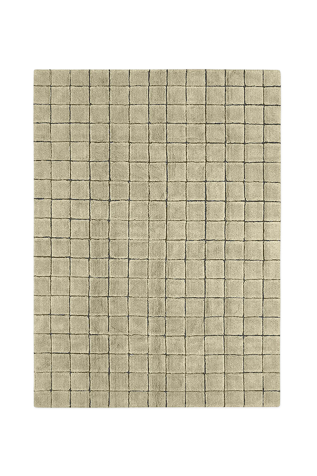 WOOL RUG MOSAIC MOSS