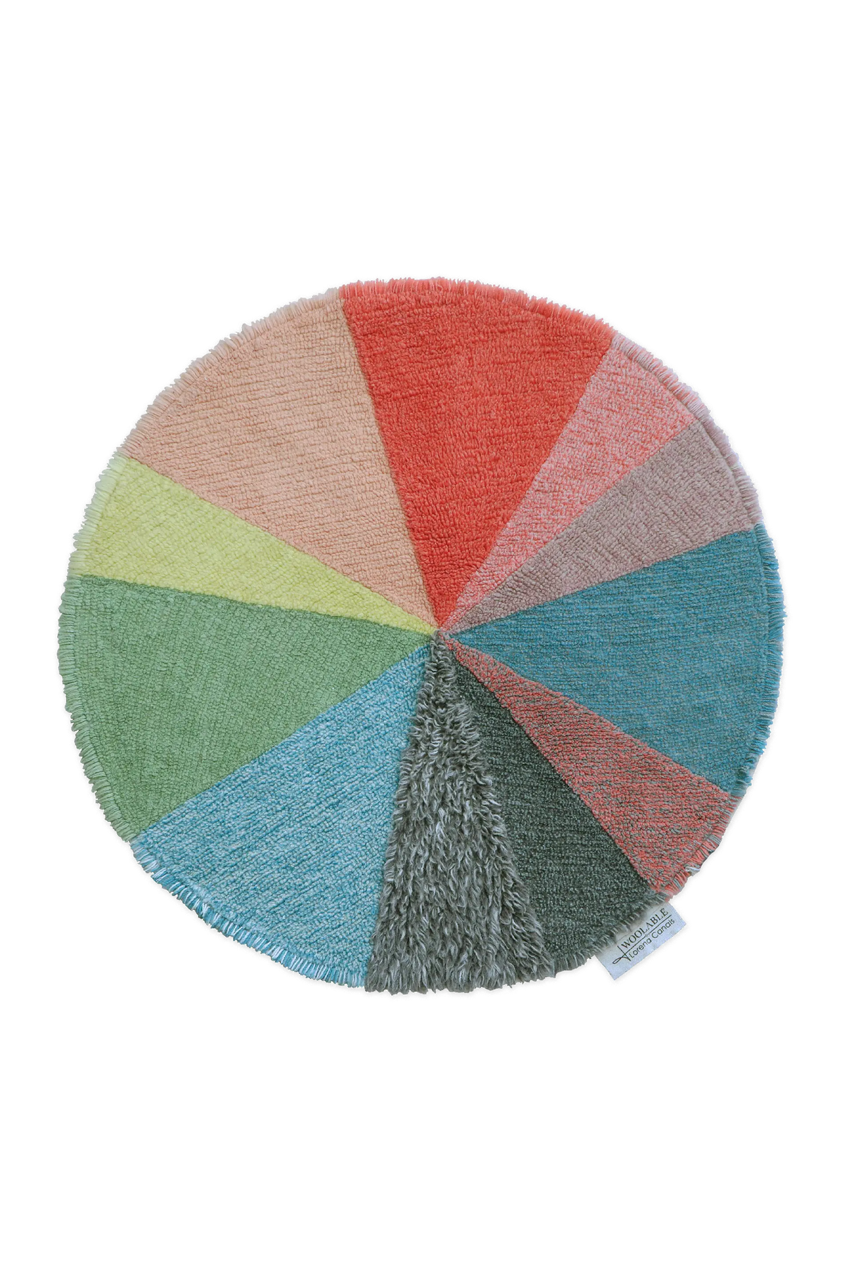 TAPPETO LAVABILE IN LANA PIE CHART