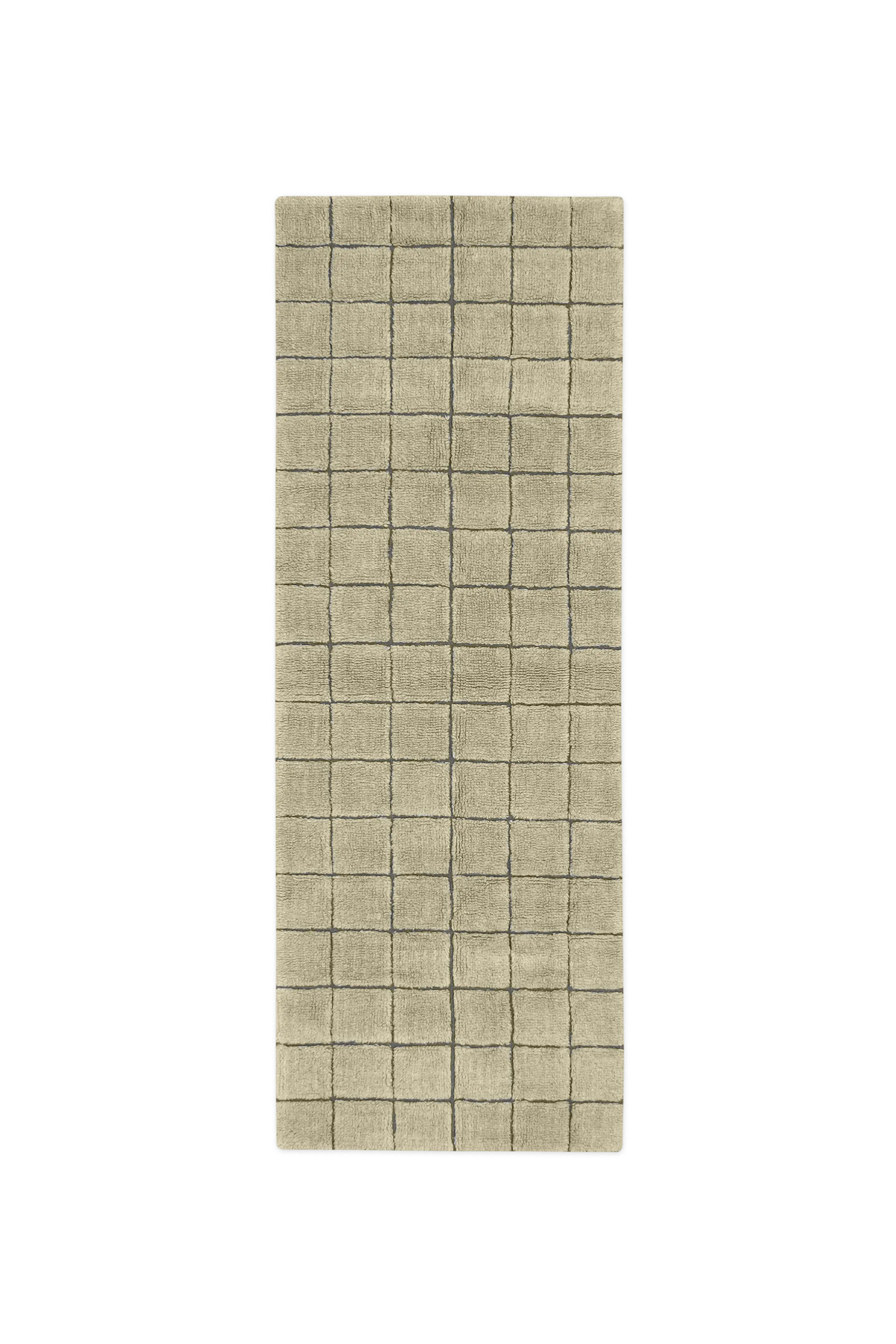 TAPPETO IN LANA PER CORRIDOIO MOSAIC MOSS