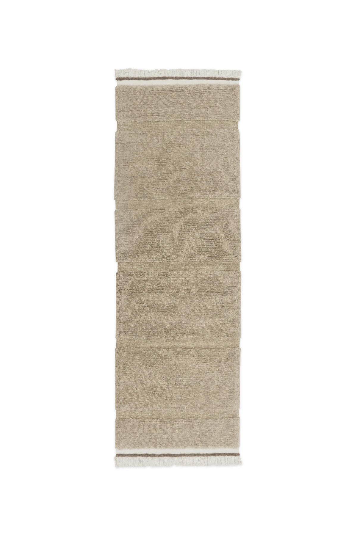 TAPPETO LAVABILE IN LANA DA CORRIDOIO STEPPE - SHEEP BEIGE
