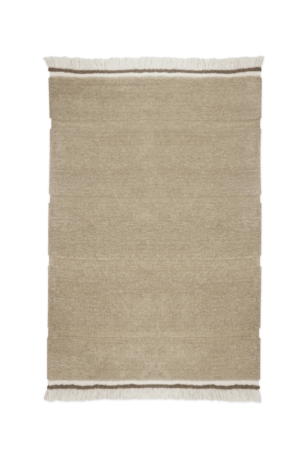 TAPPETO LAVABILE IN LANA STEPPE - SHEEP BEIGE