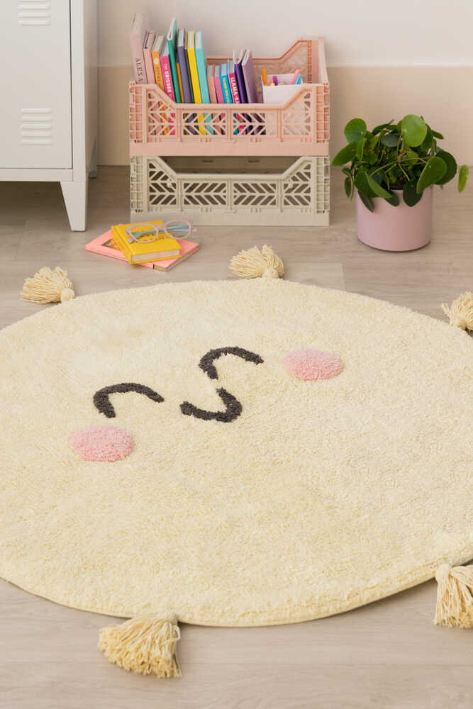 ラグ・カーペット Wool granny rug blanket sunshine Sunshine Owl Blanket - Hooked on Sunshine