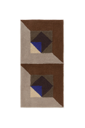 WOOL RUG TESSERA BROWN SMALL