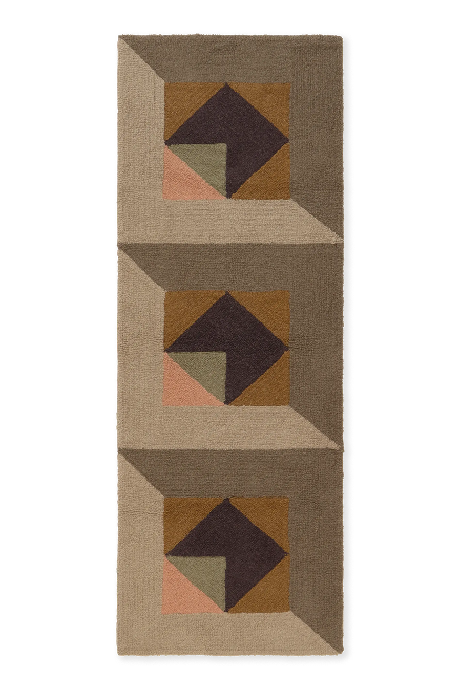 WOLL-LÄUFER TESSERA KHAKI